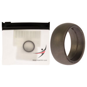 Silicone Wedding Ring - Grey by ROQ for Men - 7 mm Ring